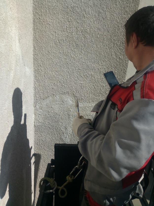 Ремонт декоративной штукатурки фасада